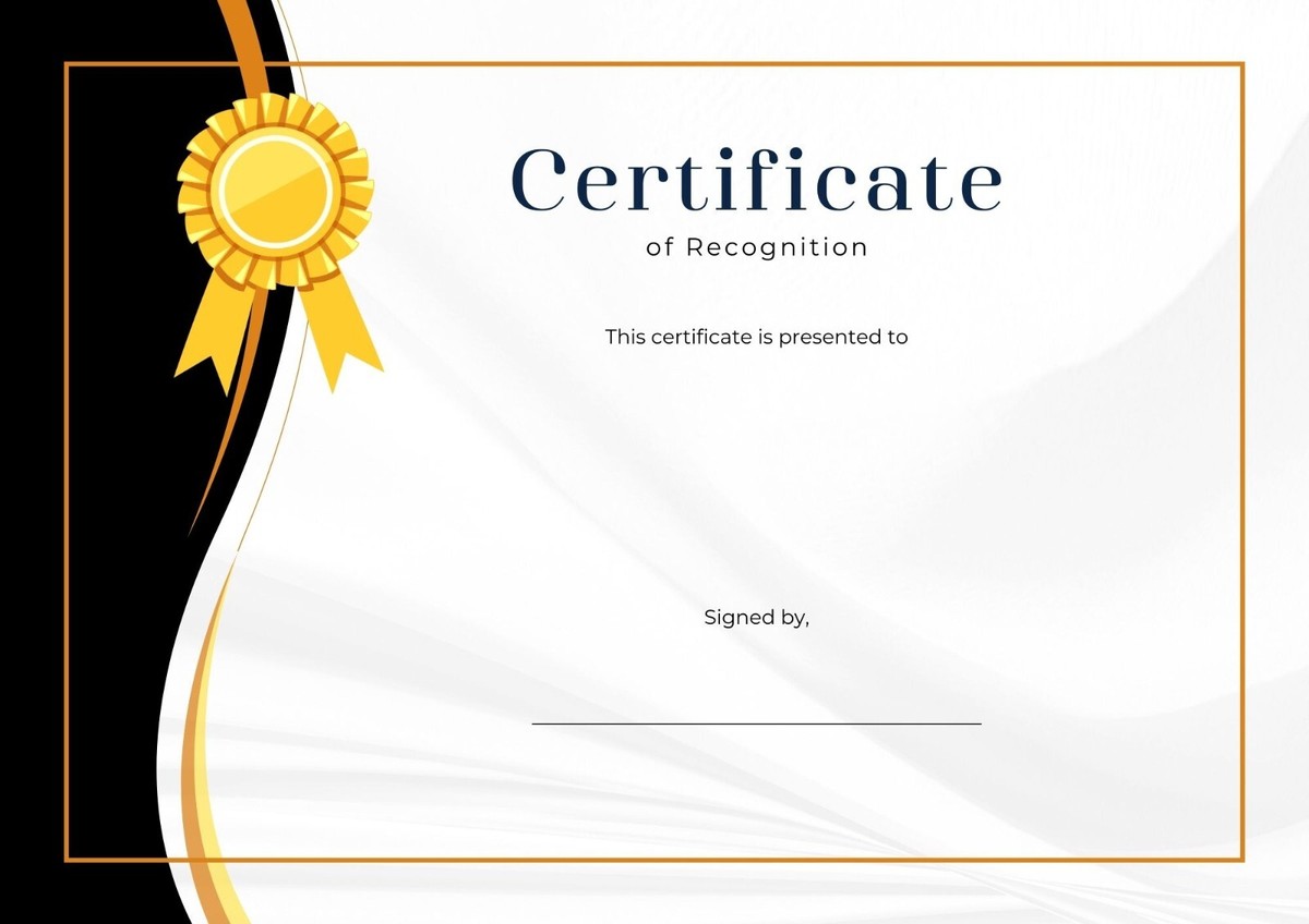 Certificate 1